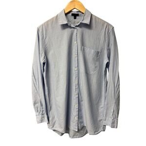 ATM Anthony Thomas Melillo Mens Blue Dot Print Button Down Shirt Size S EUC